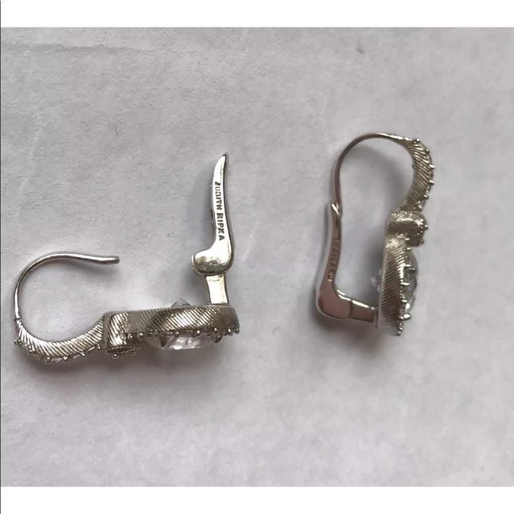 SOLD 🦋🐳🐠🐡🦚Judith Ripka earrings - Picture 7 of 8